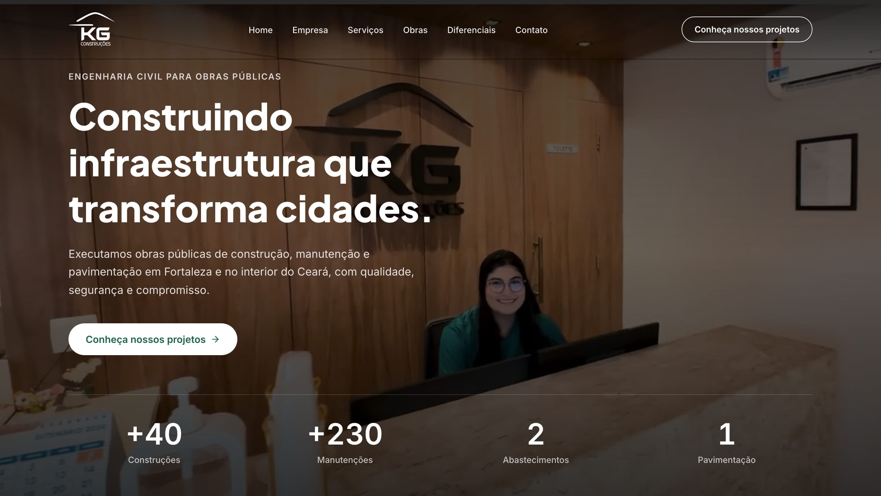 Prévia do projeto KG Construções
